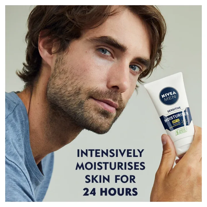 Nivea Men Sensitive Moisturiser SPF 15, 75 ml Nivea