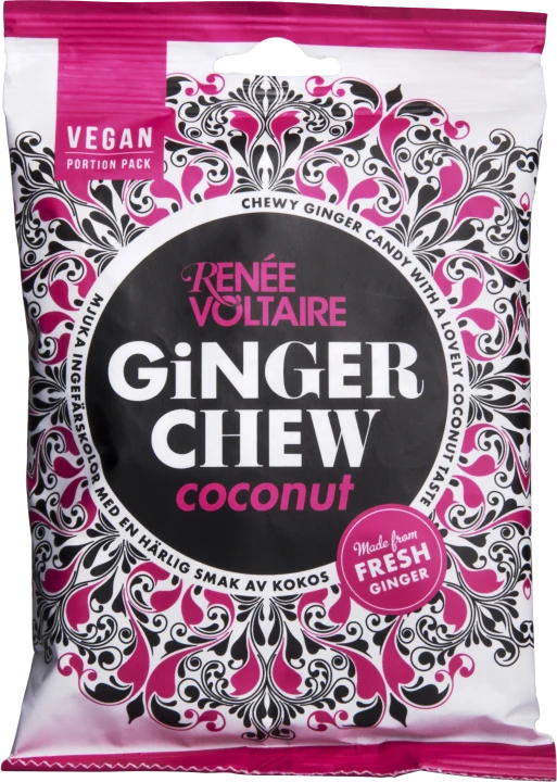 Renée Voltaire Ginger Chews Kokosnöt 120 g Renée Voltaire