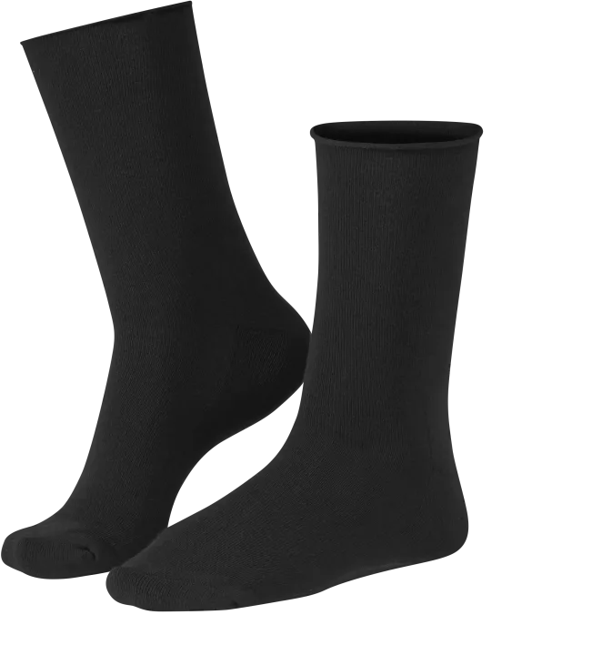 Life Wear Diabetesstrumpa Bomull Svart 46/48 Life Wear