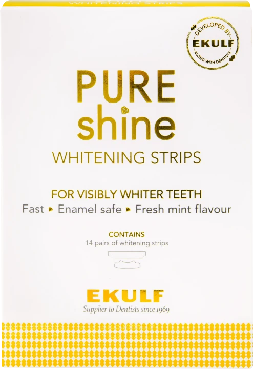 EKULF Pure Shine Whitening Strips Tandremsor 14par Ekulf