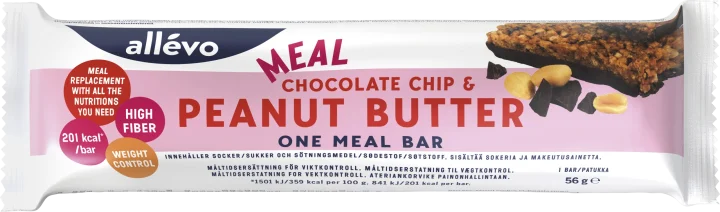 Allévo One Meal Chocolate Chip & Peanut Butter 56 g Allévo