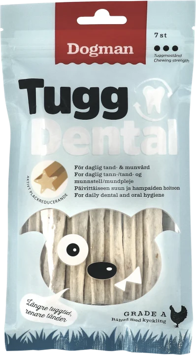 Dogman Tugg Dental med Kyckling 7-pack Dogman