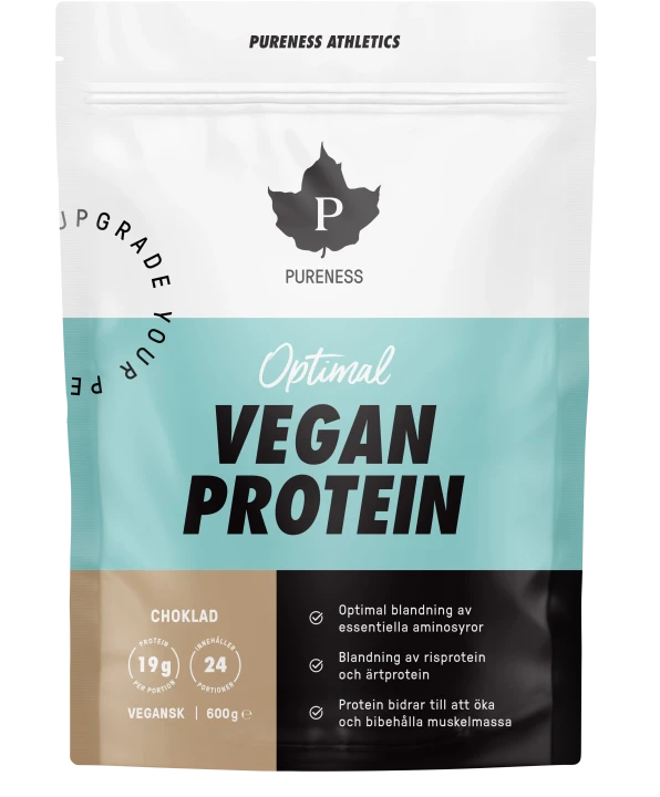 Pureness Athletics Optimal Vegan Protein Choklad 600 g Pureness