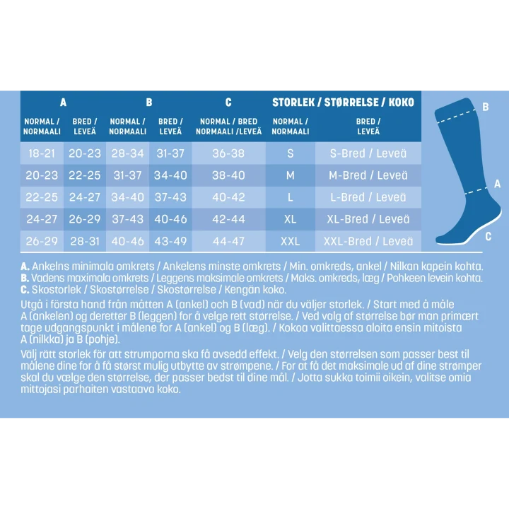 Mabs Cotton Knee White 1 par S Mabs