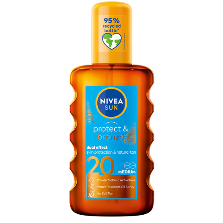 Nivea Sun Protect & Bronze Oil Spray SPF20 200 ml Nivea