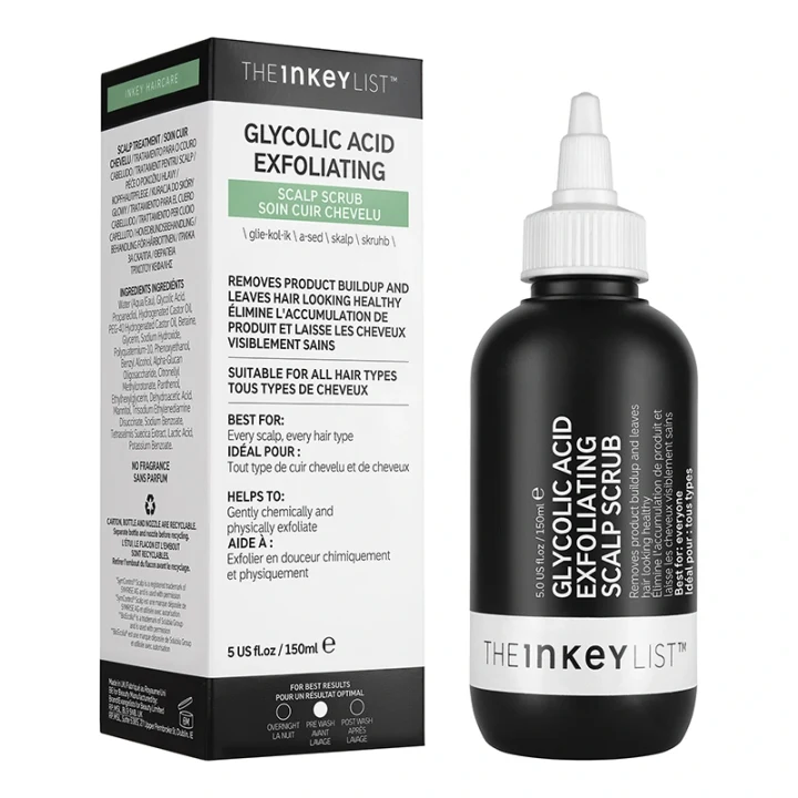 The Inkey List Glycolic Acid Exfoliating Scalp Scrub 150ml The Inkey List 