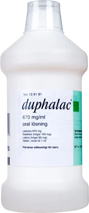 Duphalac oral lösning 670 mg/ml 1000 ml Duphalac