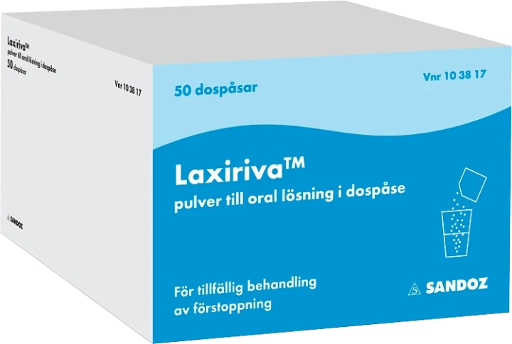 Laxiriva Pulver till oral lösning 50 dospåsar Sandoz