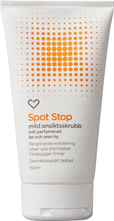 Hjärtats Spot Stop Mild ansiktsskrubb 150 ml Hjärtats