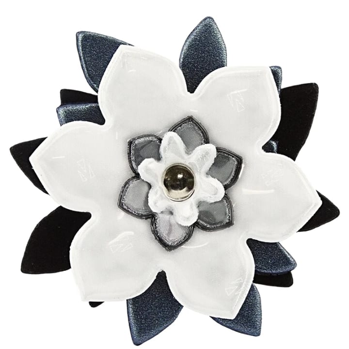 Glimmis Reflex Brosch Vit/Svart Glimmis