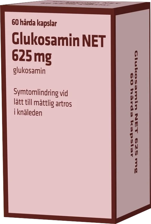 Glukosamin NET Kapsel, hård 625mg Blister, 60kapslar NET