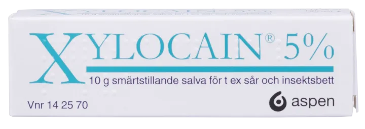 Xylocain salva 5% 10 g Xylocain
