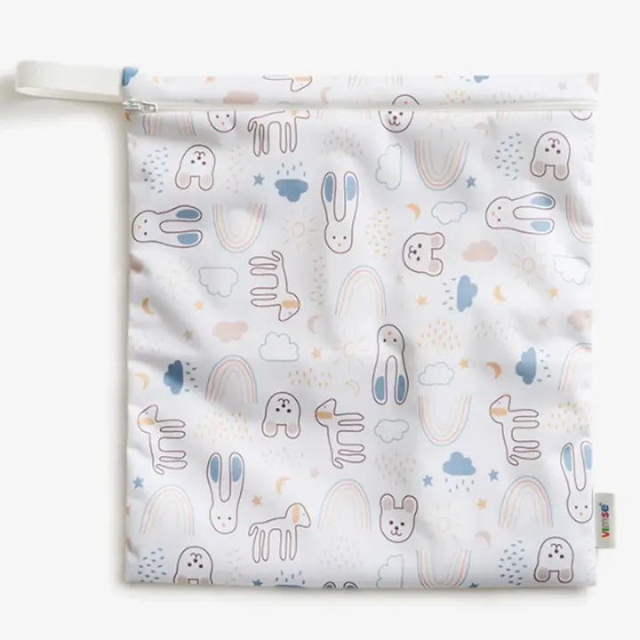 ImseVimse Wet Bag Medium White Teddy ImseVimse