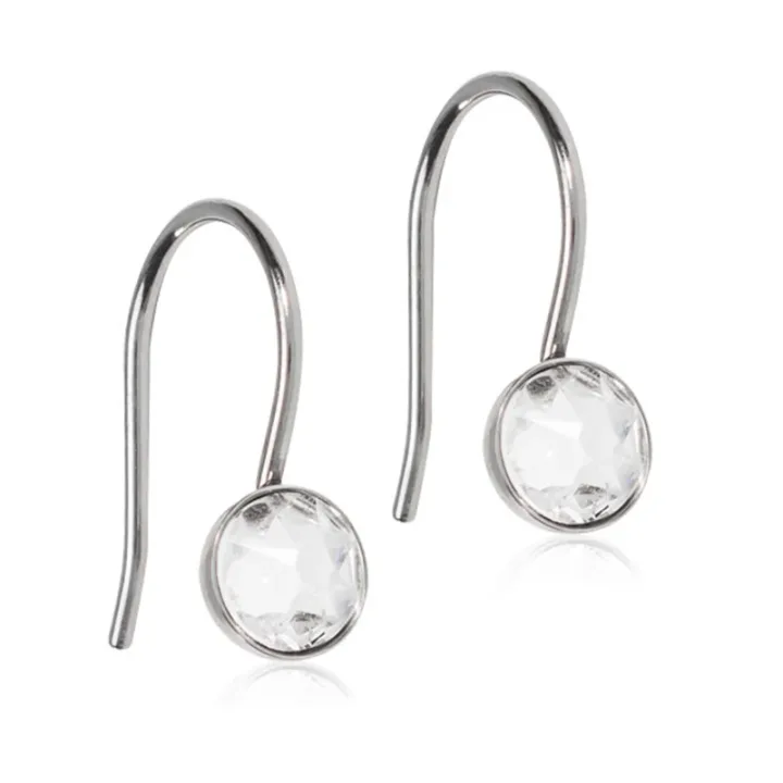 Blomdahl Örhängen NT Pendant Bezel Crystal 5 mm 1par Blomdahl