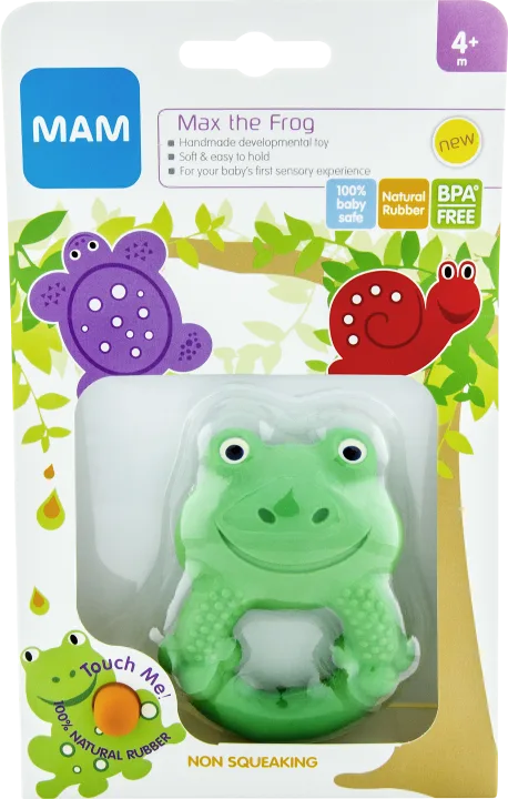 MAM Friends, Max the Frog bitring 4 mån+ Mam