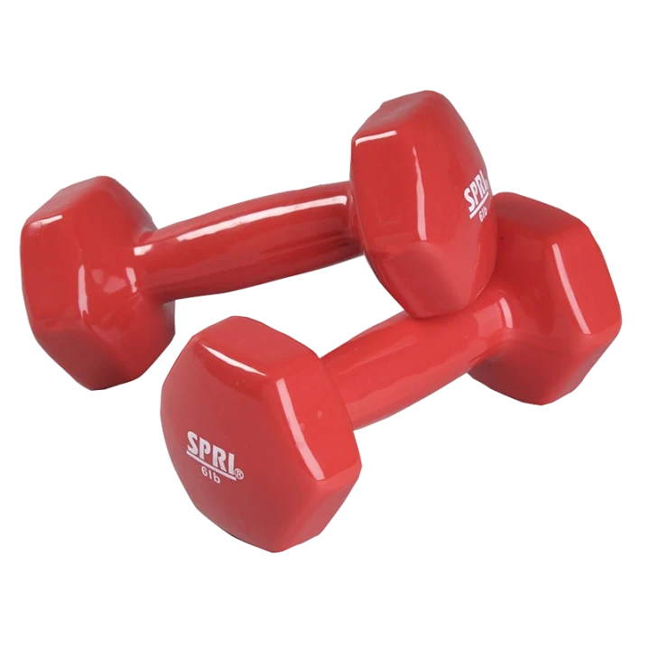 Spri Dumbbell Vinyl 2,7 kg Pair Spri