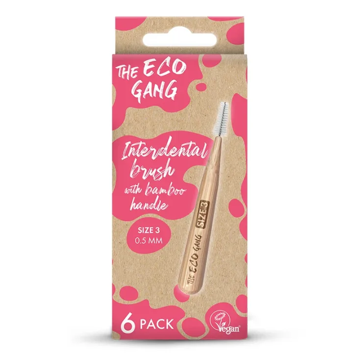 The Eco Gang Bamboo Interdental Brush Size 3 0,5 mm 6 st The Eco Gang