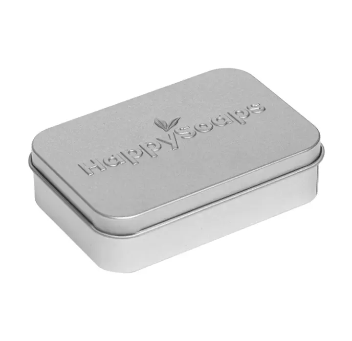 HappySoaps Happy Bar Storage and Travel Tin Square HappySoaps
