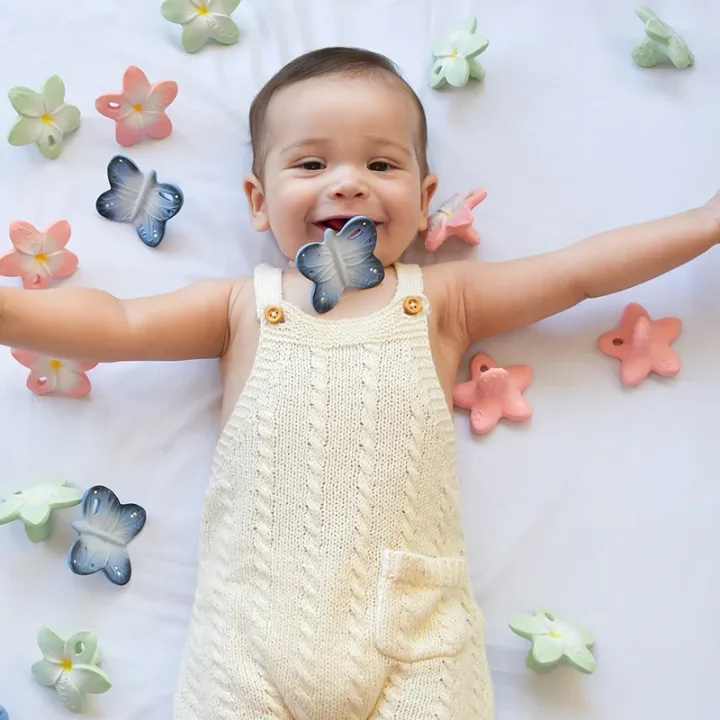 Oli & Carol Bitleksak Fjäril Blue Liten Gummi Oli & Carol