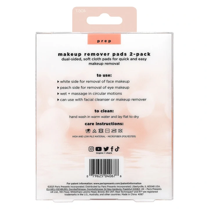 Real Techniques Skinimalist Makeup Remover Pads 2-pack Real Techniques