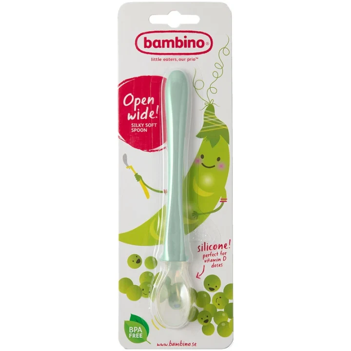 Bambino Open Wide! Soft Spoon Mint Bambino