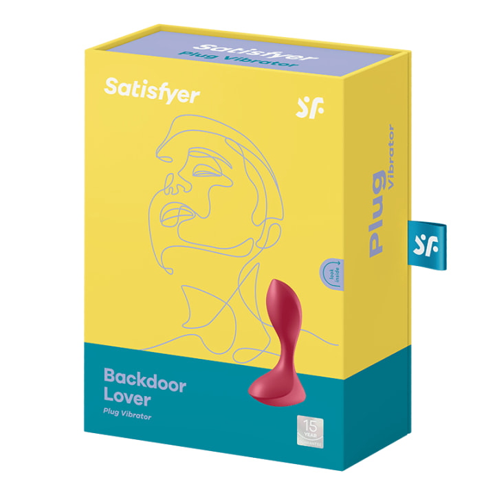 Satisfyer Backdoor Lover Red Analvibrator Satisfyer