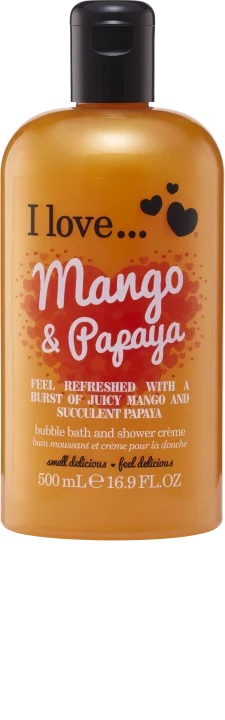 I LOVE Mango & Papaya Bath & Shower Crème 500 ml I Love...