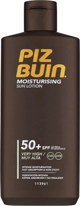 PIZ BUIN Moisturising Sun Lotion SPF 50+ 200 ml Piz Buin