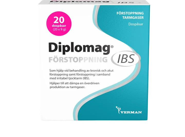 Diplomag IBS Förstoppning Dospåsar 20 st Diplomag