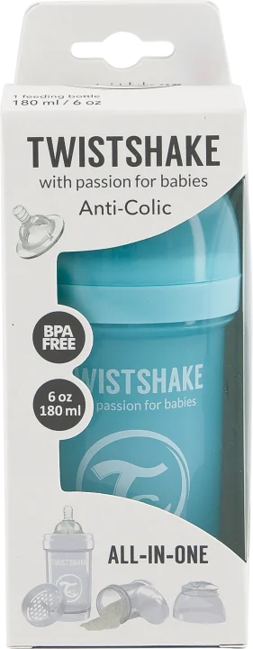 Twistshake Anti-Colic nappflaska 180 ml Pastell Blå Twistshake
