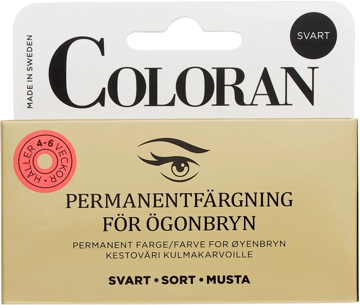 Coloran Ögonbrynsfärg 1st Svart Coloran
