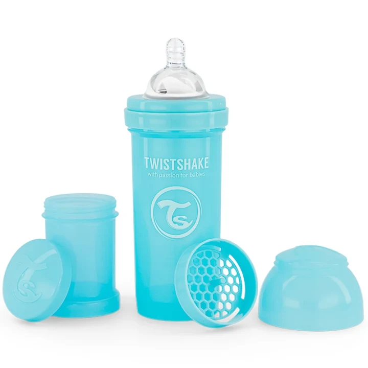 Twistshake Anti-Colic nappflaska 260 ml Pastell Blå Twistshake