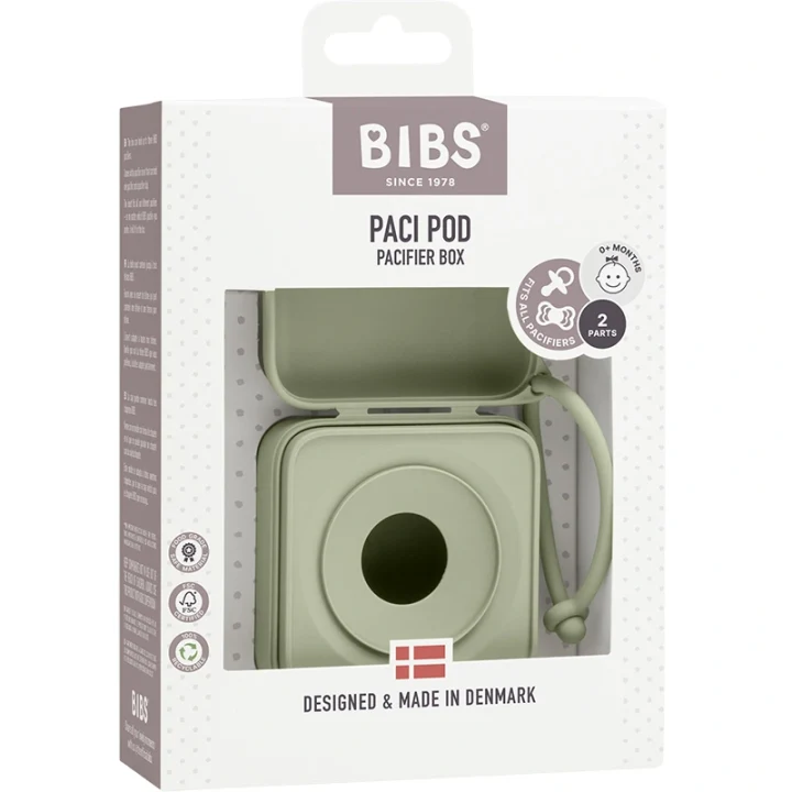 BIBS Pacifier Box Sage Bibs