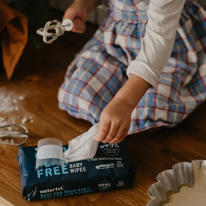Waterful Plastfria Våtservetter 3 x 60 st Waterful
