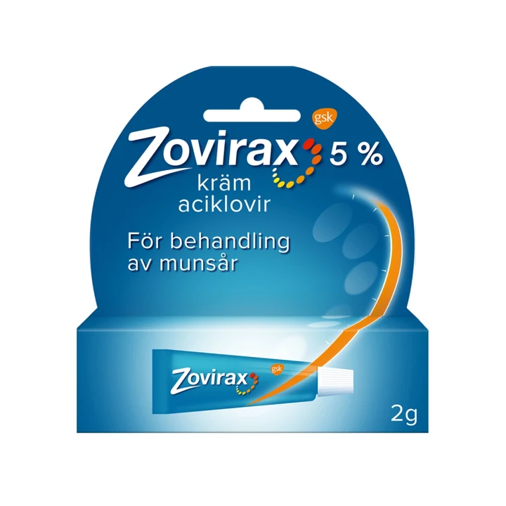Zovirax kräm 5% tub 2 g Zovirax
