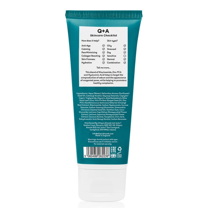 Q+A Zinc PCA Daily Moisturiser 75 ml Q+A