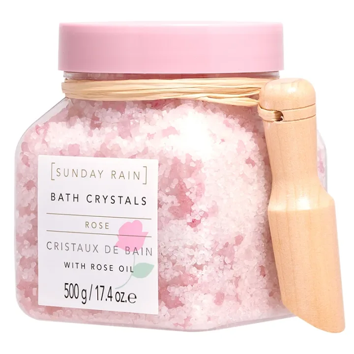 Sunday Rain Rose Bath Crystals 500g Sunday Rain
