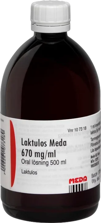 Laktulos Meda oral lösning 670 mg/ml 500 ml Laktulos
