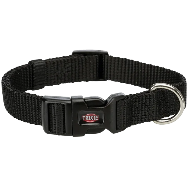 Trixie Premium Halsband Svart S (25-40 cm) Trixie
