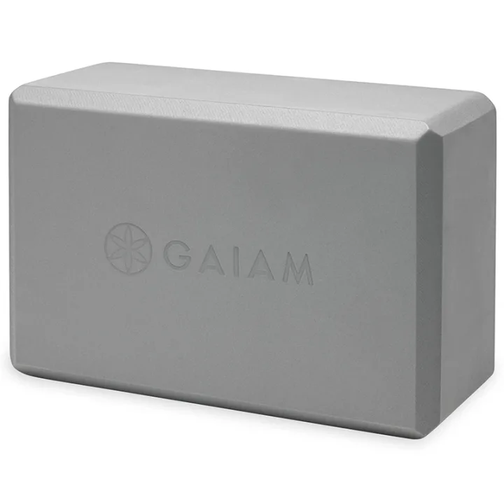 Gaiam Yoga Block Grey Gaiam