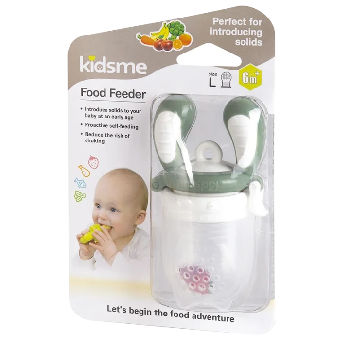 Kidsme Food Feeder 6mån+ Grey 1-pack Kidsme