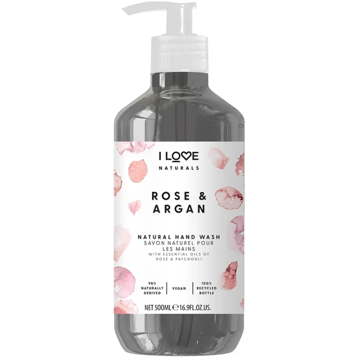 I LOVE Naturals Hand Wash Rose & Argan 500 ml I Love...