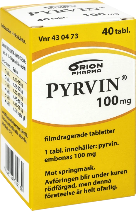 Pyrvin 100 mg, 40 tabletter Pyrvin