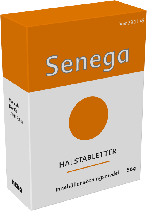 Senega sugtablett 40 st Senega