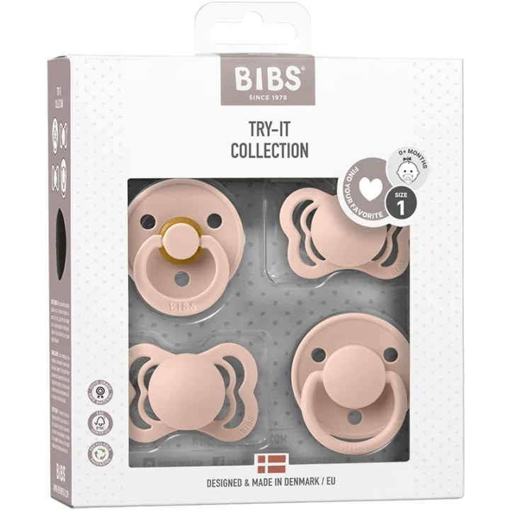 BIBS Try-It Collection Blush Bibs