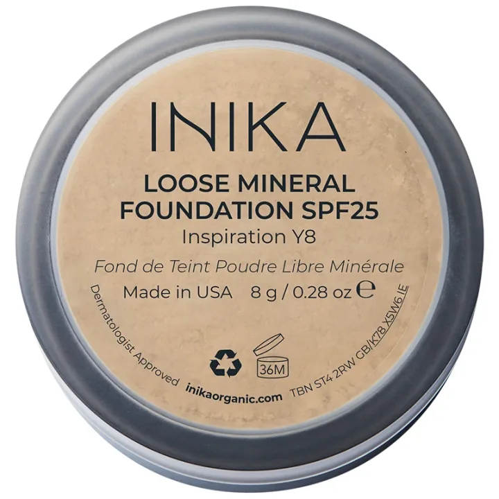 INIKA Loose Mineral Foundation SPF 25, 8 g Inspiration Inika Organic
