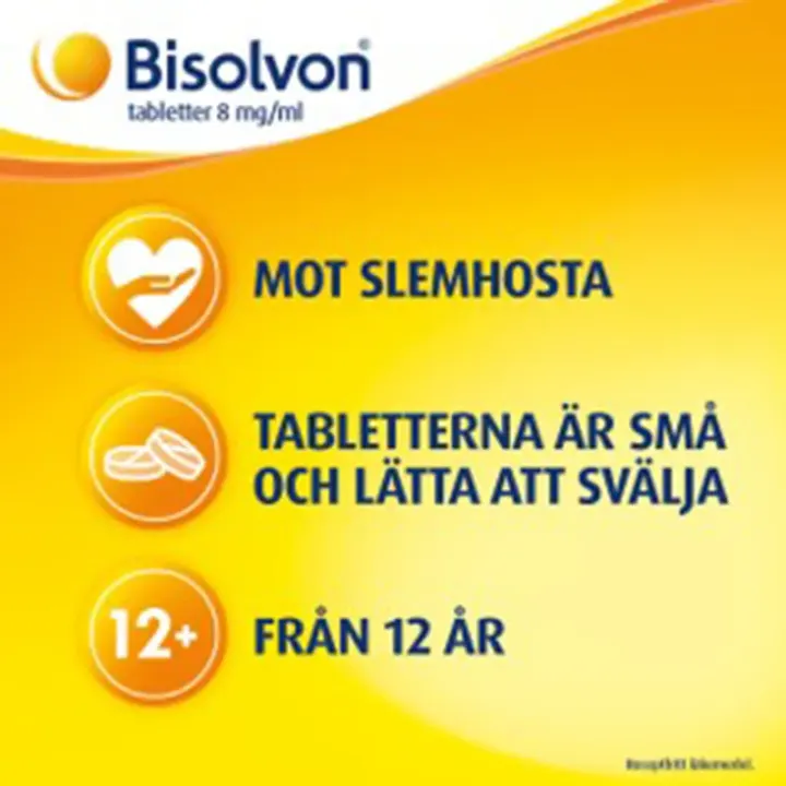 Bisolvon tablett 8 mg 50 st Bisolvon