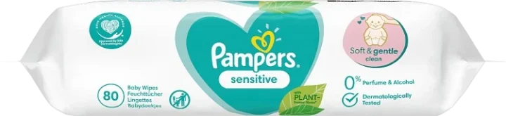 Pampers Sensitive Baby Våtservetter 80 st Pampers