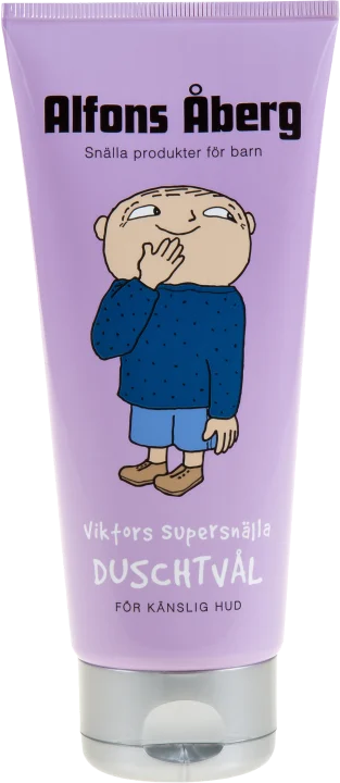 Viktors supersnälla duschtvål 200 ml Alfons åberg