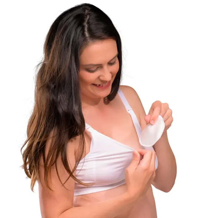 Carriwell Amningsinlägg Silke Tvättbara 6 st inkl Tvättpåse Carriwell